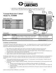 Vacuum Desiccator User's Manual