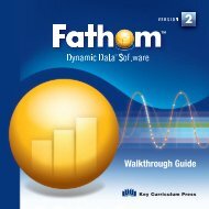 Fathom Version 2 Walkthrough Guide - PDF (424 KB) - Keymath.com