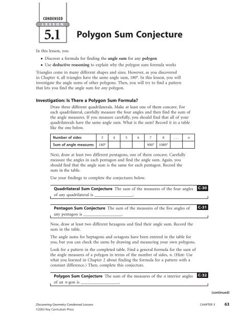 Chapter 6 Lesson 5 Algebra 1 Worksheet