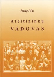 Ateitininkų Vadovas – kun. Stasys Yla