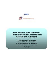 Micro/Nano Robotics and Automation