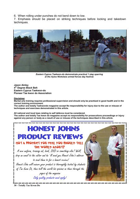 Totally Tae Kwon Do Magazine - Issue 17 - Usadojo