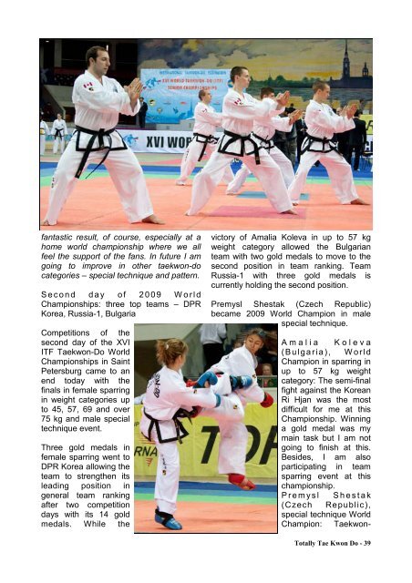 Totally Tae Kwon Do Magazine - Issue 9 - USADojo.com