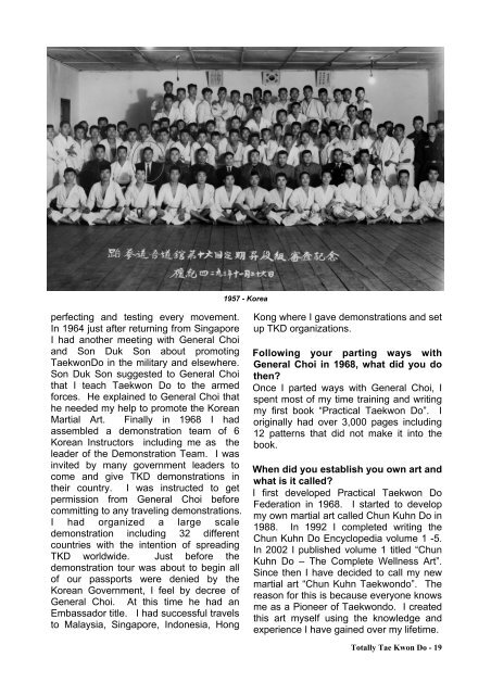 Totally Tae Kwon Do Magazine - Issue 27