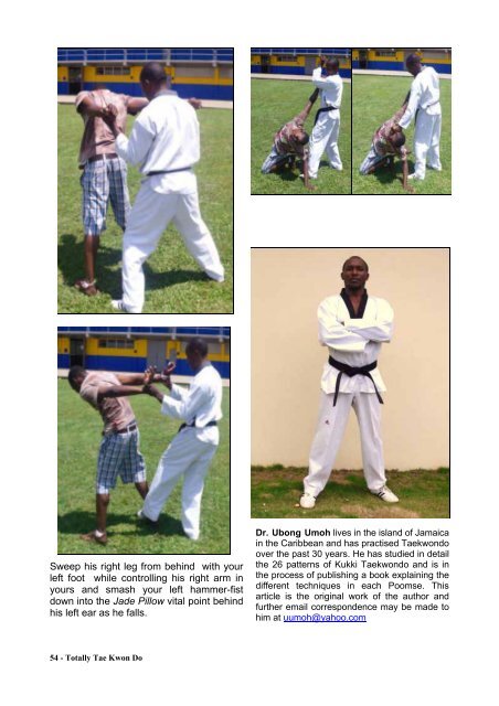 Totally Tae Kwon Do Magazine - Issue 27