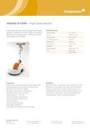 AMANO D-430N – High-Speed Maskin - Orange Clean AB