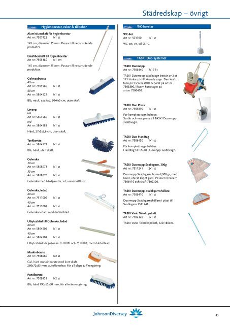 TASKI ProSpeed - Orange Clean AB