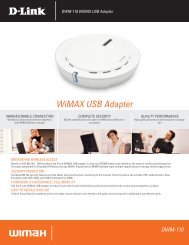 WiMAX USB Adapter - D-Link