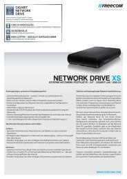 Datasheet Network Drive XS DE_1010.indd - Freecom