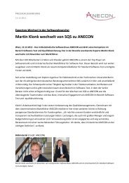 Martin Klonk wechselt von SQS zu ANECON