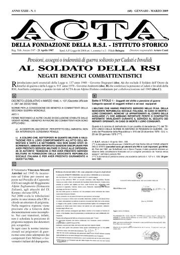 Scarica copia in formato PDF - FondazioneRSI