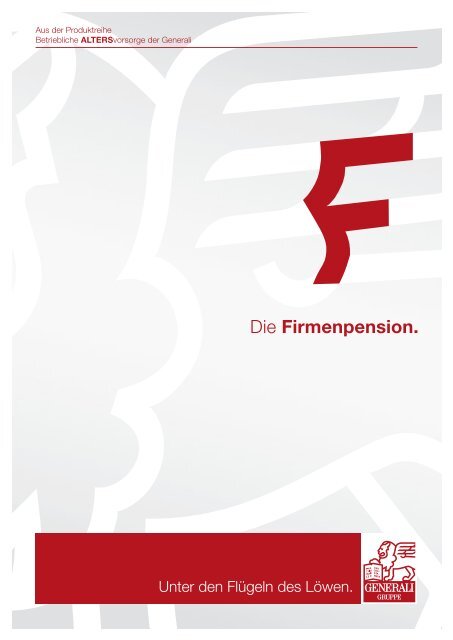 Die Firmenpension.