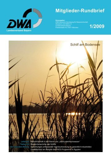 DWA Mitglieder-Rundbrief 01/2009