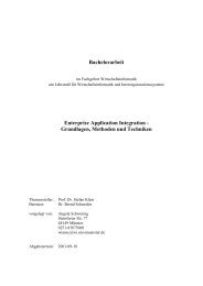 Bachelorarbeit Enterprise Application Integration - Grundlagen ...