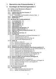 1. Übersicht zu den Prozessorfamilien 2 2. Grundlagen der Rechnerorganisation 3