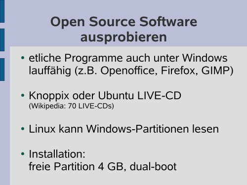 Warum Open Source Software? Prof. Dr.-Ing. Damian Weber