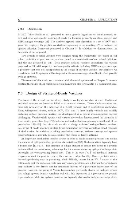 New Approaches to in silico Design of Epitope-Based Vaccines