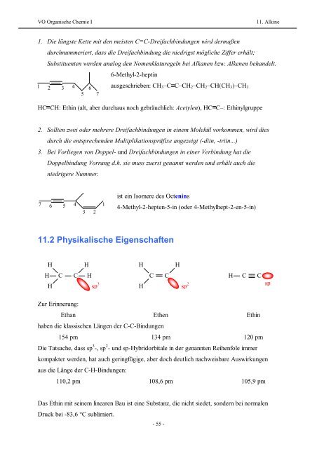 VO Organische Chemie in der molekularen Biologie I