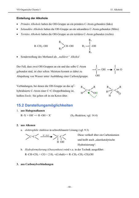 VO Organische Chemie in der molekularen Biologie I