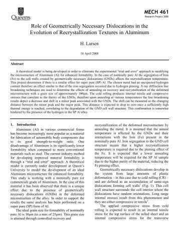 Mech 461 Research Paper - Queen's University