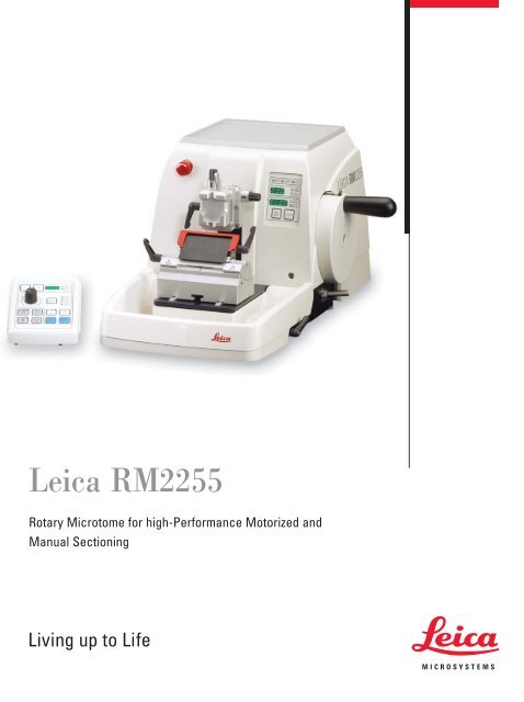 Leica RM2125 RTS Manual Microtome - Wolf Laboratories