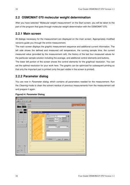 1 THE OSMOMAT 070 VAPOR PRESSURE OSMOMETER ...