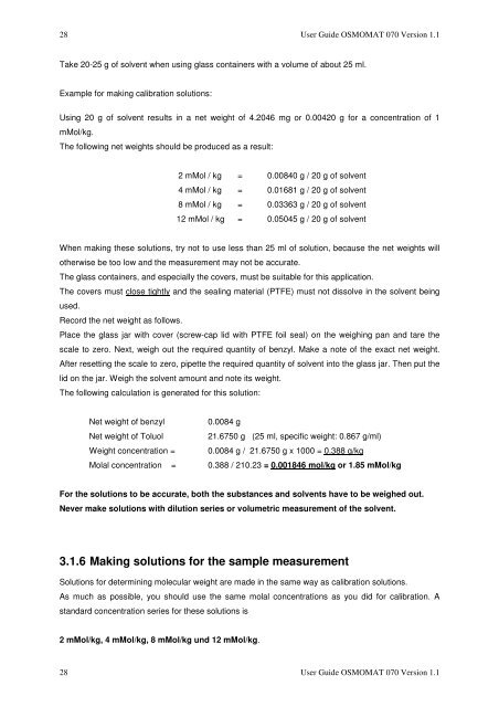 1 THE OSMOMAT 070 VAPOR PRESSURE OSMOMETER ...