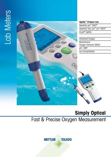OptiOx™ Product Line - METTLER TOLEDO