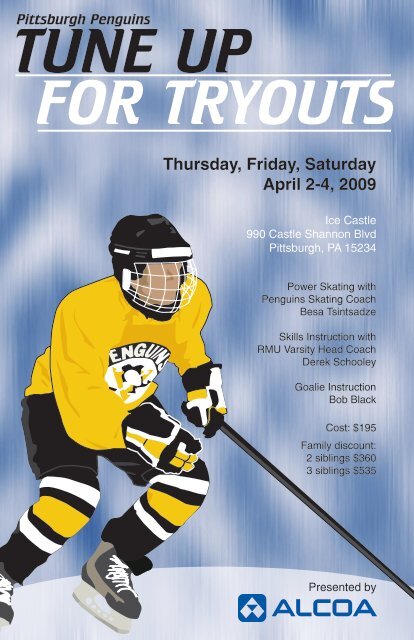 TUNE UP FOR TRYOUTS - Pittsburgh Penguins