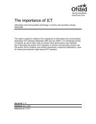 The importance of ICT - Education direct