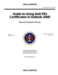 Guide to Using DoD PKI Certificates in Outlook 2000