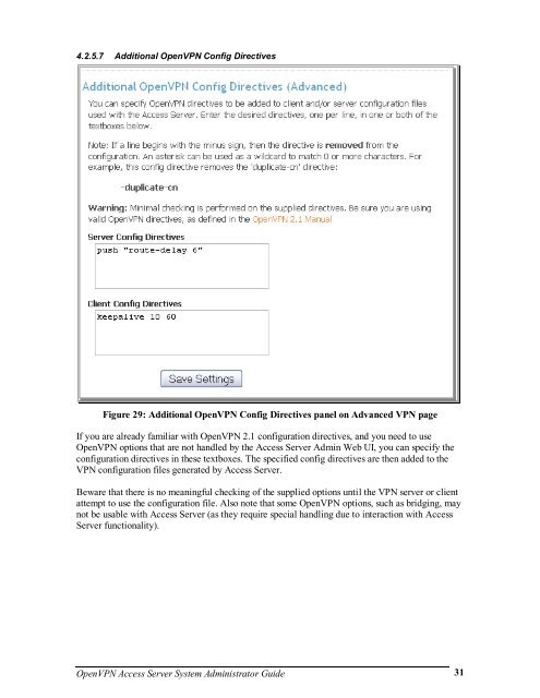 OpenVPN Access Server System Administrator Guide