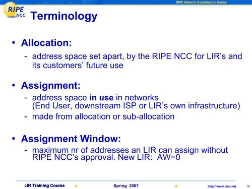 What is an LIR?