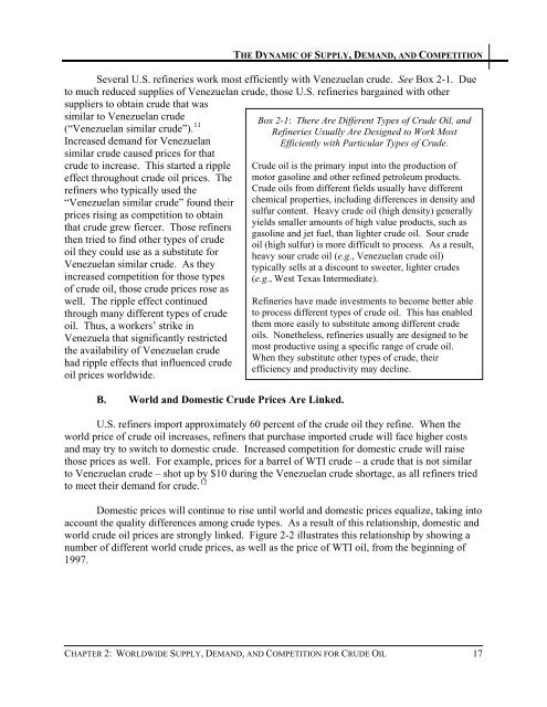 Gasoline Price Changes - Federal Trade Commission