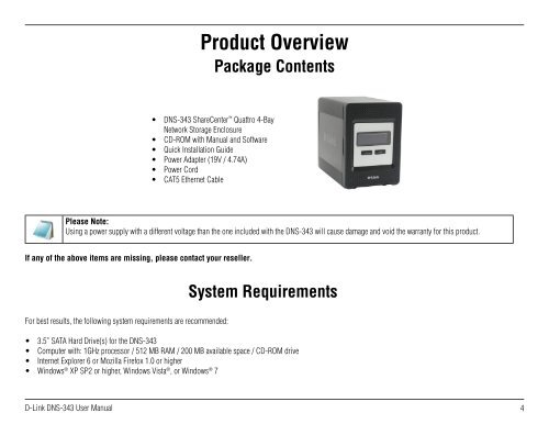 DNS-343 User Manual