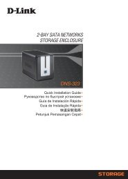 2-BAY SATA NETWORKS STORAGE ENCLOSURE DNS-323