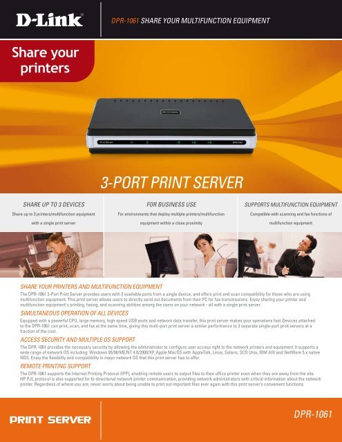 dpr 1061 print server