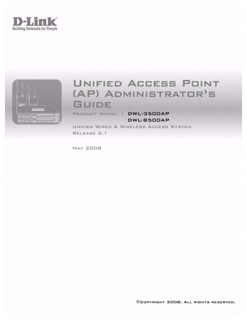 Unified Access Point (AP) Administrator's Guide