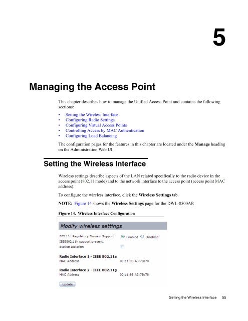 Unified Access Point (AP) Administrator's Guide