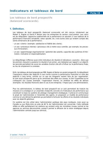 Indicateurs et tableaux de bord (pdf) - Claude Rochet