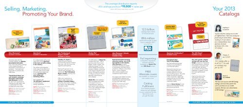 Catalog Marketing Brochure - Advertising Specialty Institute