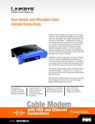 Linksys® BEFCMU10 Cable Modem - ed mullen dot net