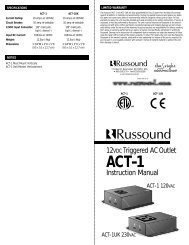 Russound ACT-1 Triggered AC Outlet Manual.pdf - ed mullen dot net