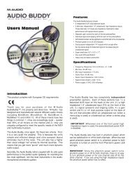 Audio Buddy Manual - ed mullen dot net