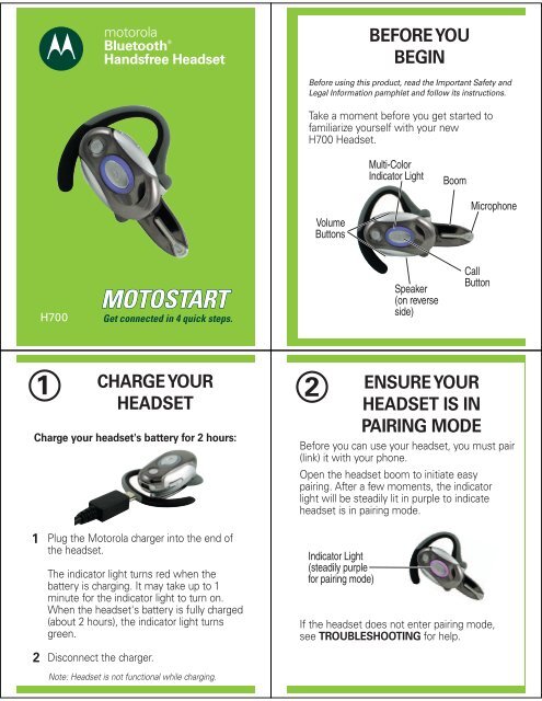 Motorola H700 Bluetooth Headset - ed mullen dot net