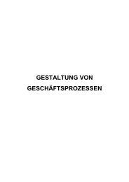 Gestaltung von Geschäftsprozessen