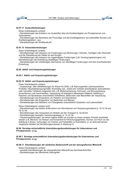 CPA 2008 - Structure and explanatory notes - DE - CIRCA