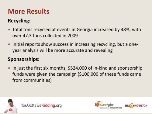 You Gotta Be Kidding! Statewide Recycling Campaign Social ...