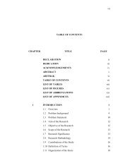 vii TABLE OF CONTENTS CHAPTER TITLE PAGE DECLARATION ii ...