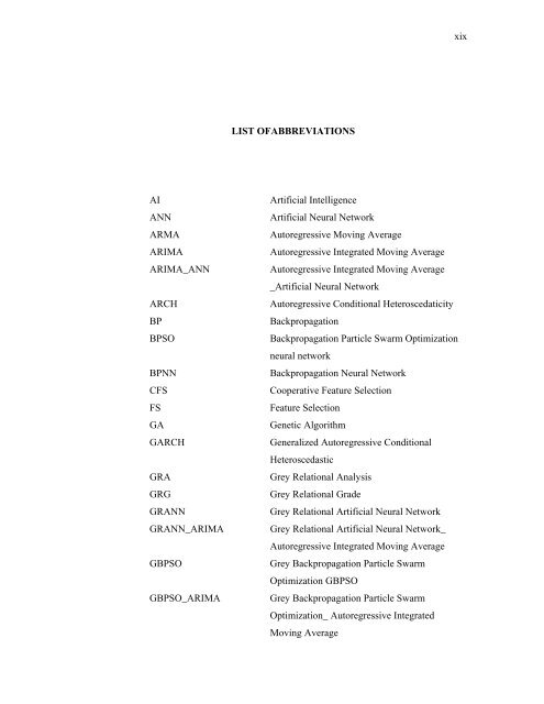 vii TABLE OF CONTENTS CHAPTER TITLE PAGE DECLARATION ii ...